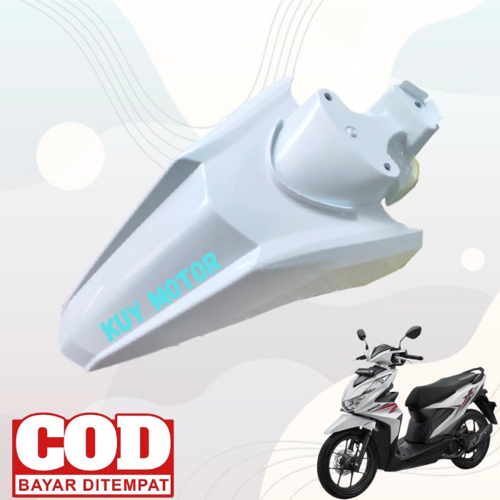 PROMO Spakbor Slebor Depan New Beat Fi LED Tahun 2020 - 2022 Warna Putih