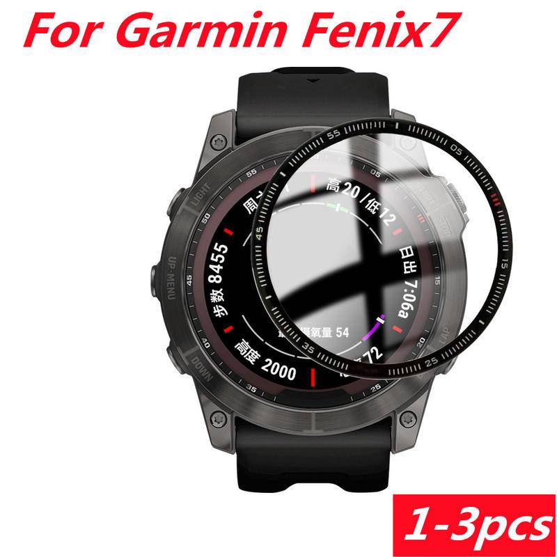 Hd Film Lengkung 3D Untuk Garmin Fenix7 7S 7x6 Pro sapphire Soft Full Cover Smart watch Film Pelindung Layar Untuk Garmin Forerunner 955 945 255 255 255S 245 45S 245 158 Aksesoris Jam Tangan