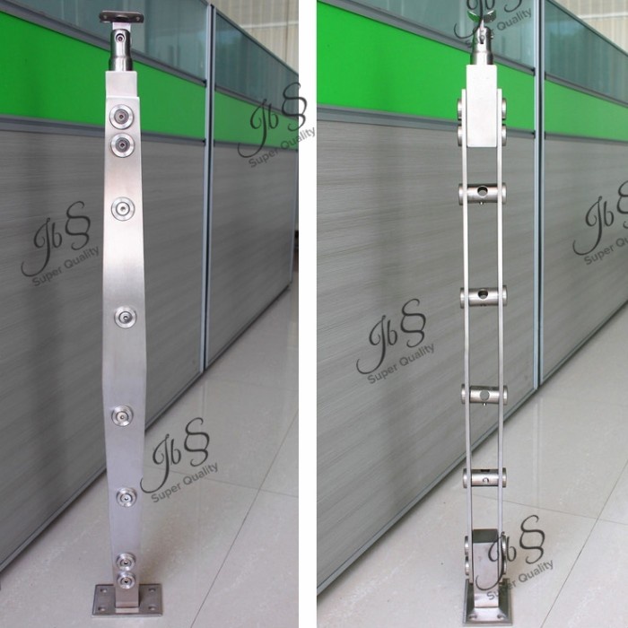 Tiang Ralling stainless 304 pipa 5/8" inchi AB27