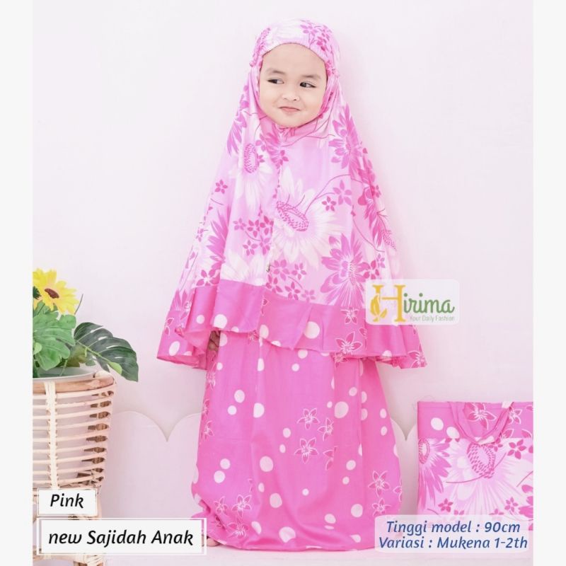 Mukena Batita Anak 2-5th Remaja Adem Ga Gerah Belajar Sholat