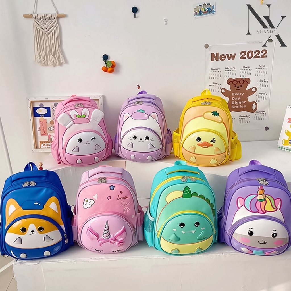 NEXXIO TAS ANAK RANSEL SEKOLAH IMPORT / TAS FASHION ANAK / TAS RANSEL ANAK TK / TAS SEKOLAH ANAK SEKOLAH /TAS ANAK TREND.