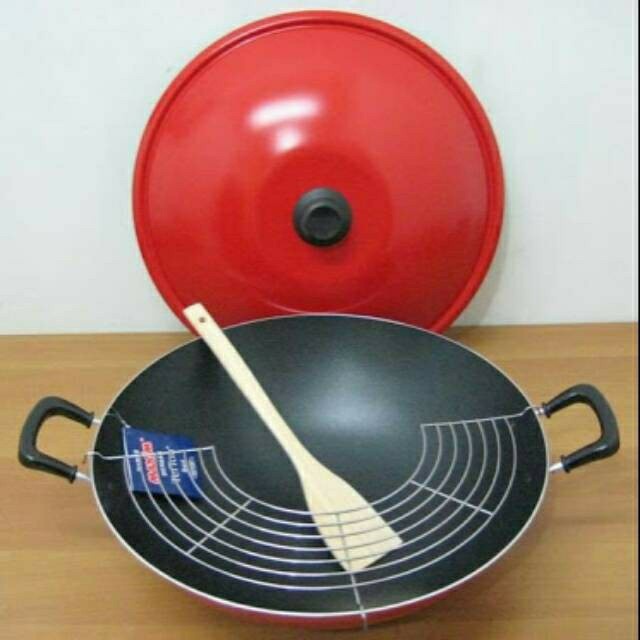 Wajan Maxim Chef Wok Penggorengan 40cm Teflon Anti Lengket 40 cm