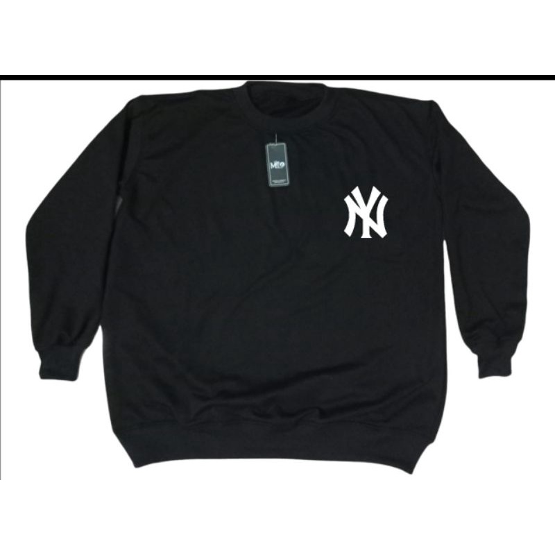 CREWNECK JUMBO BASIC LOGO NY OVERSIZE BIGSIZE XXXL XXXXL XXXXXL PRIA WANITA