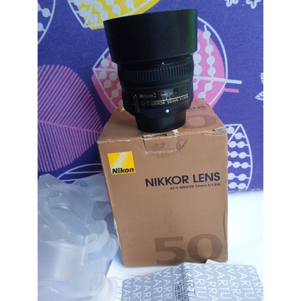 lensa fix nikor af-s 50mm no minus