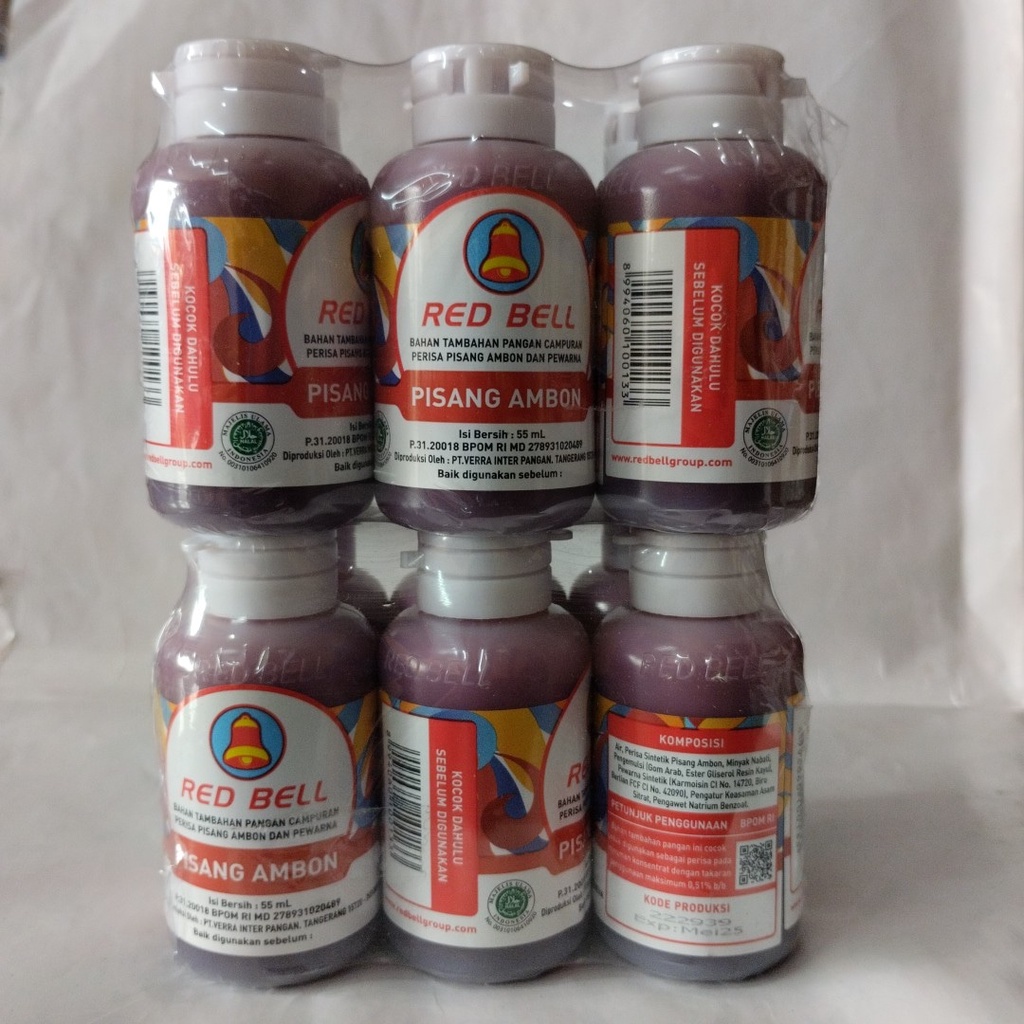 

Red Bell Pisang Ambon 1 Lusin Isi 12 Pcs