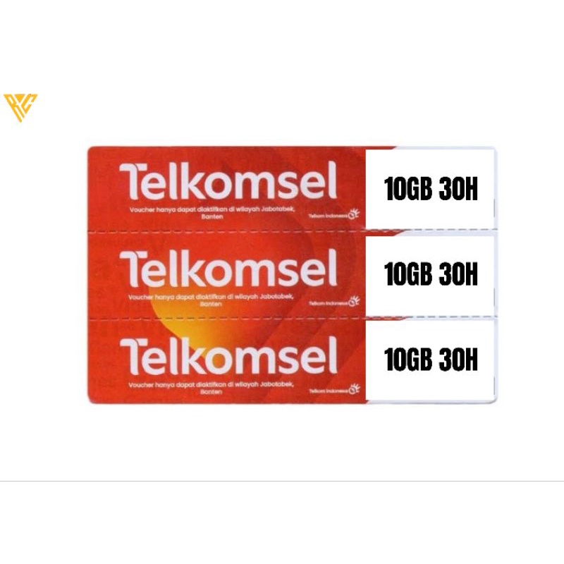 Voucher Telkomsel 10GB 30Hari JATENG & DIY (24/02/2024)