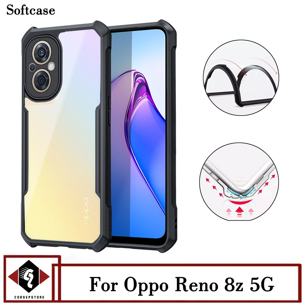 Promo Case Transparan Oppo Reno 8Z 5G Terbaru Softcase Pelindung Belakang Hp