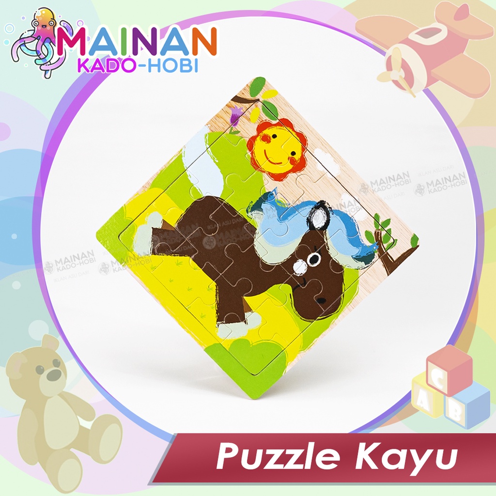 HADIAH KADO HOBI MAINAN KOLEKSI SOUVENIR ANAK PUZZLE KAYU