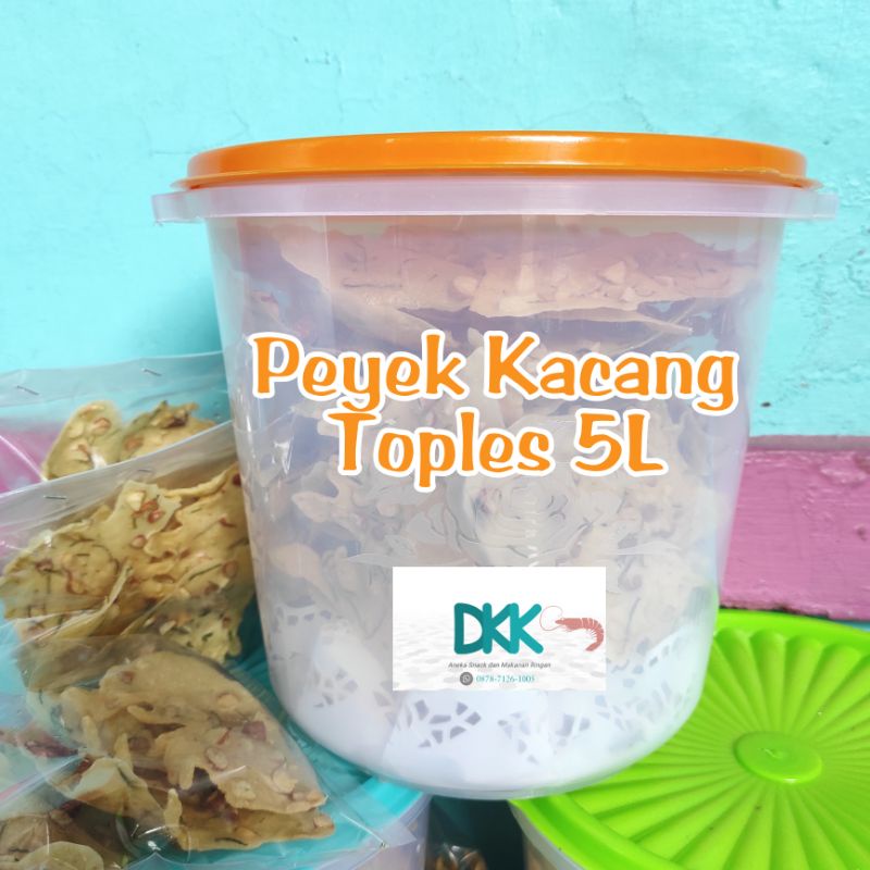 

Peyek Kacang Free Toples isi 5L