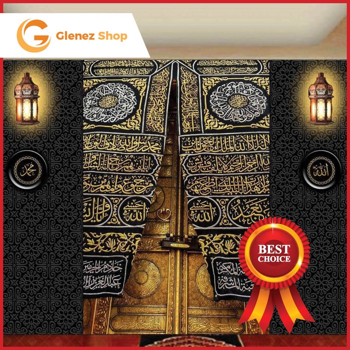 Wallpaper Walpaper Wallpaper Wall Sticker Stiker Dinding 3D Custom Pintu Kabah