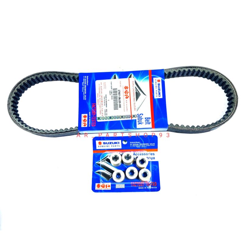 V-BELT VAN BELT SET NEX , ADDRESS , LETS ORIGINAL NEW SUZUKI 100%
