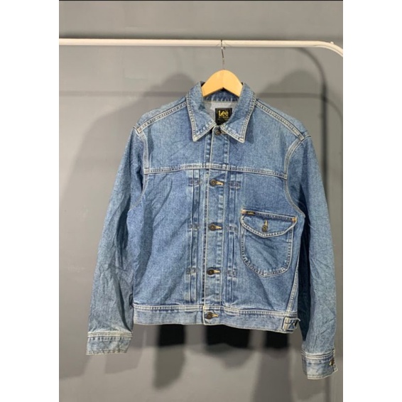 JACKET LEE DENIM, SECOUND, BEKAS, VINTAGE 80S ,LEE RIDERS ,KANSAS USA,SHAWNEE MISSION ,JACKET JEANS,