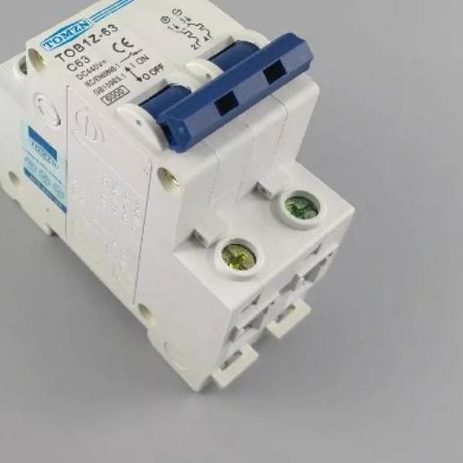 ✾ MCB DC 63A 2 P 63A DC 440 V Sirkuit breaker MCB C curve ○