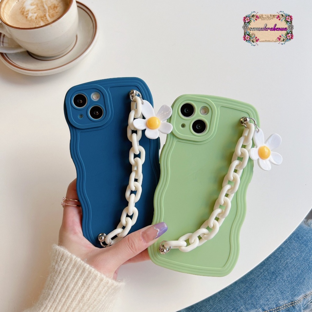 SOFTCASE WAVY WAVE GELOMBANG WARNA RANTAI FOR REALME C2 C1 3 5 5I 5S 8 8I 9 PRO PLUS SB4591
