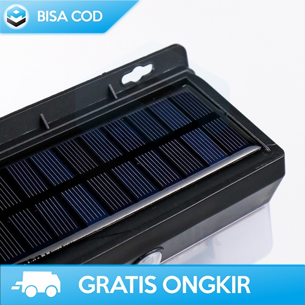 LAMPU DINDING OUTDOOR LAMPU SOLAR TAHAN AIR IP65 206 LED BY WOOPOWER