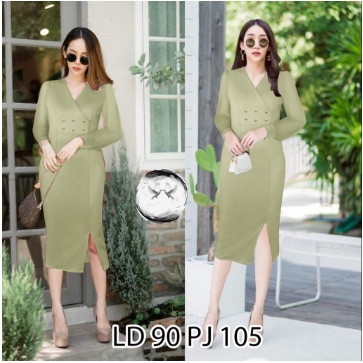 Dress Starly Gaun Scuba Model Terbaru Gaun Pesta Dress Kasual Remaja Kekinian Dress Kondangan