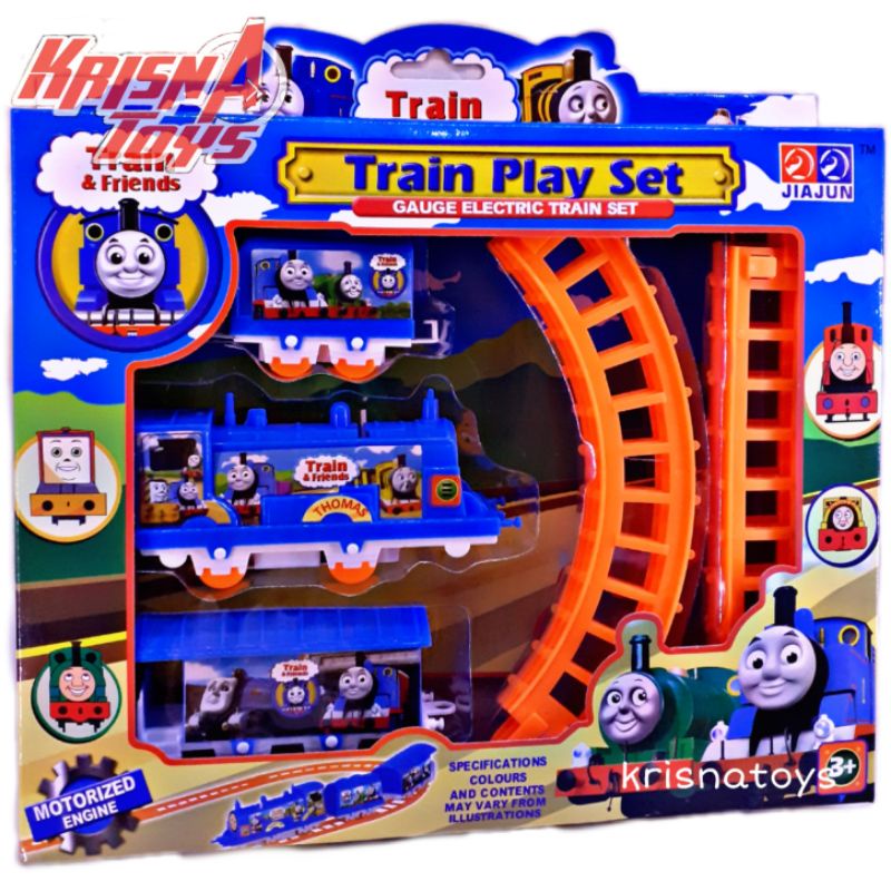 MAINAN ANAK KERETA BATERAI/TRAIN PLAY SET/KERETA MAINAN
