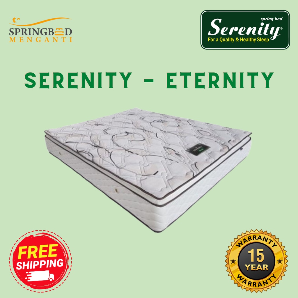 [PROMO] SPRINGBED SERENITY ETERNITY PILLOW TOP By Elite Springbed - KASUR SAJA