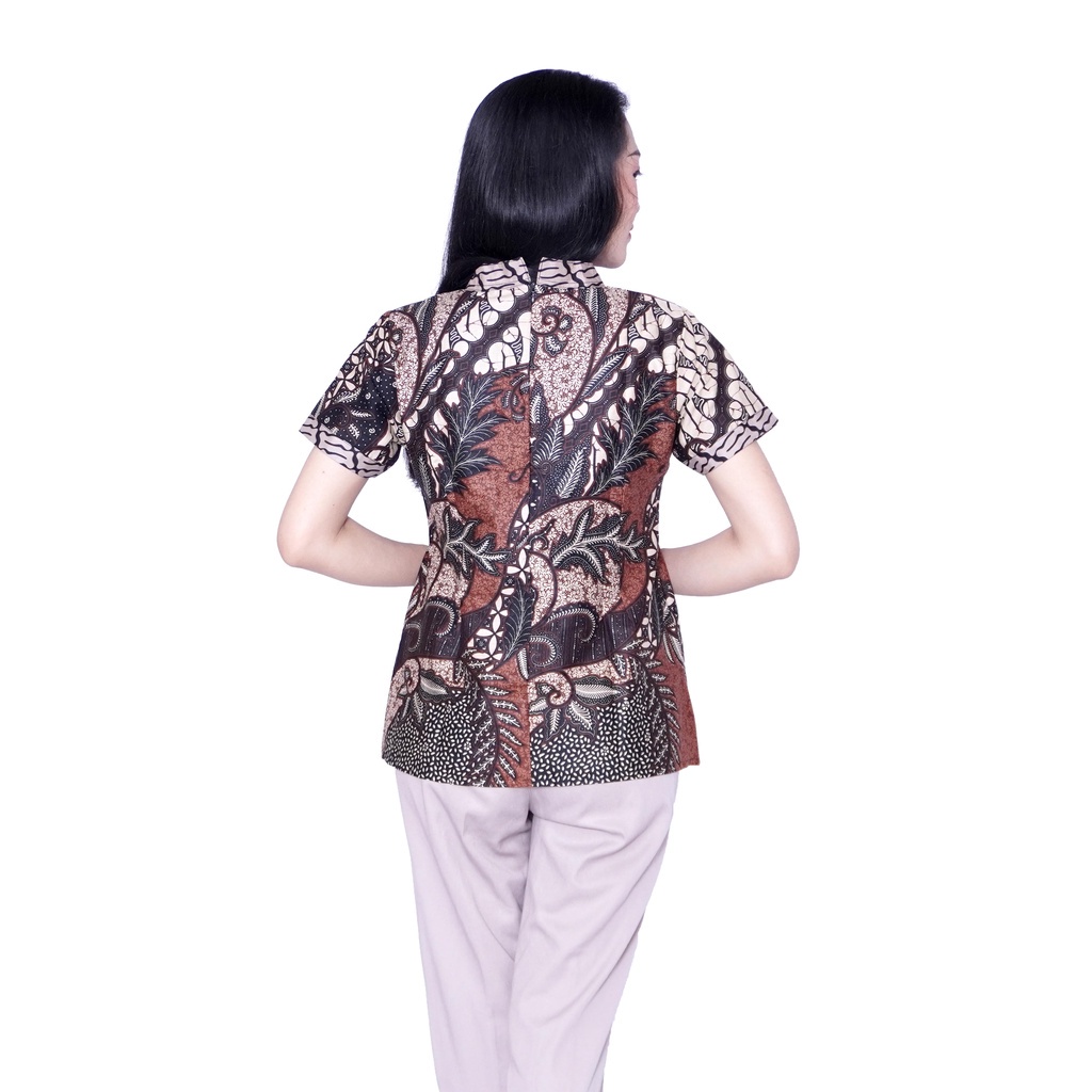 Blouse Batik Wanita Modern Trendy Terlaris By Batik Dua Putri Collection