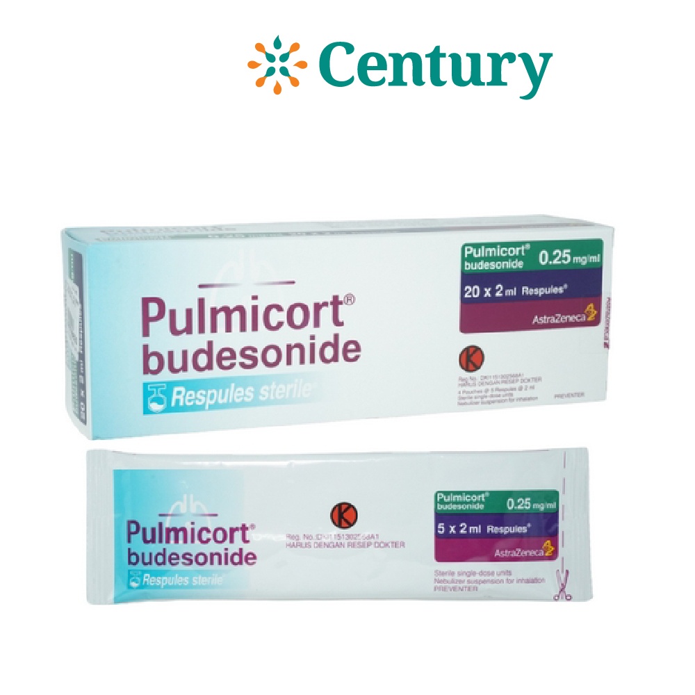 PULMICORT 0,25 MG 1 STRIP @ 5 RESPULES / ASMA / RHINITIS / ALERGI