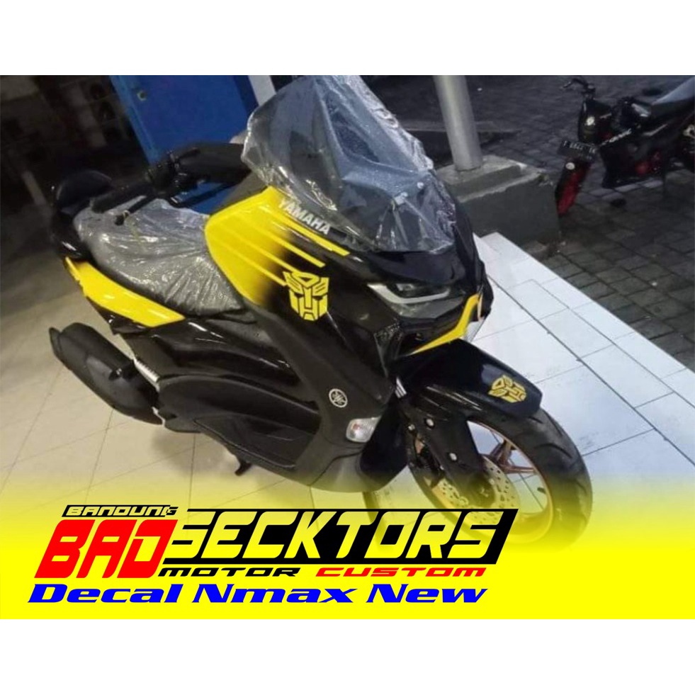 DECAL YAMAHA NMAX 155 NEW MOTIF TRANSFORMER