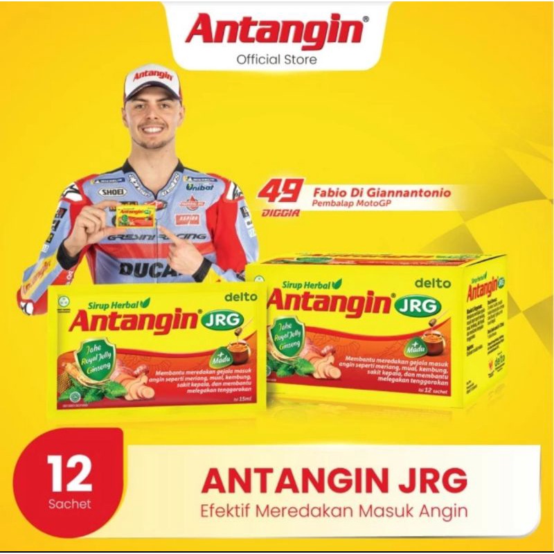 Antangin Cair Herbal JRG (Jahe Merah, Royal Jelly, Ginseng)