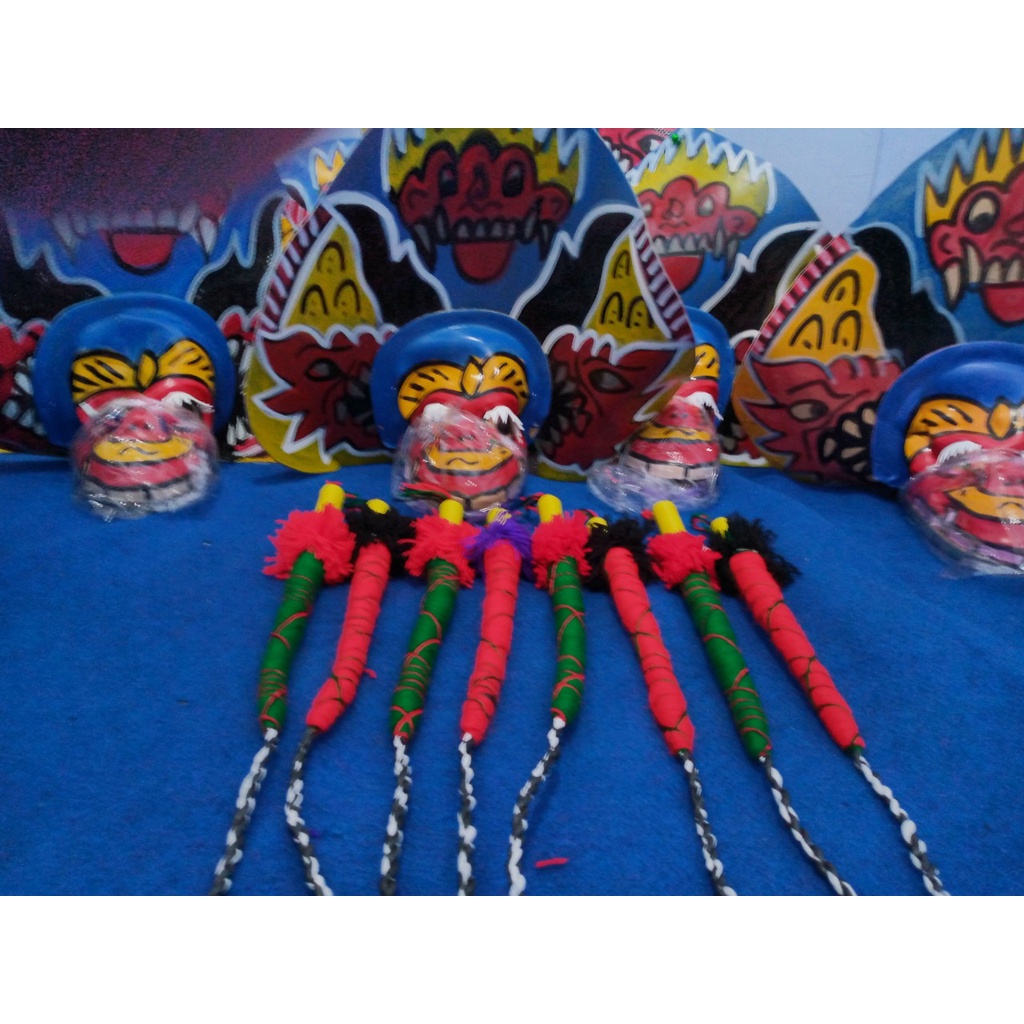 Barongan Untuk Anak Caplokan Kayu Anak Kecil Sd Topeng Reog Ponorogo Mini Kuda Lumping Jaranan Kepan