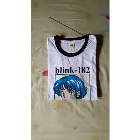 Ringer Tee Blink-182 Anime Girl