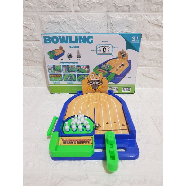 Mainan Mini Bowling - Mainan Papan Bola Bowling
