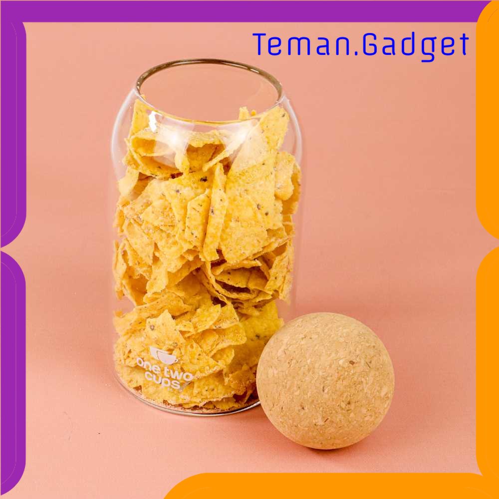 TG - DPR One Two Cups Toples Kaca Penyimpanan Makanan Glass Storage Jar - E1