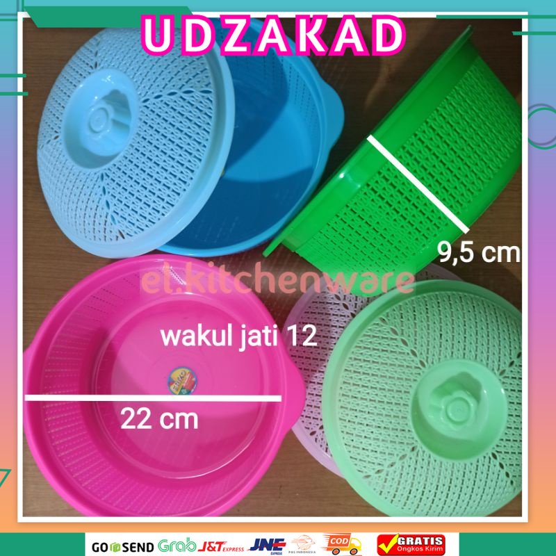 ERIKO 12 14cm tempat wadah nasi bakul wakul baskom boboko ceting keranjang buah tempat buah plastik 