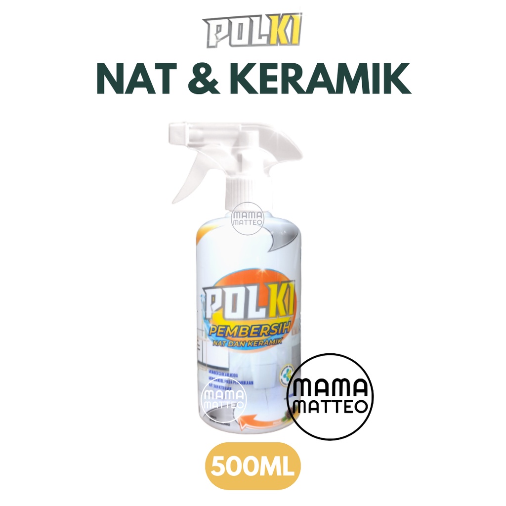 POLKI Pembersih Nat dan Keramik 500ml FREE SPRAYER / Cairan Pembersih Nat dan Keramik / BANDUNG