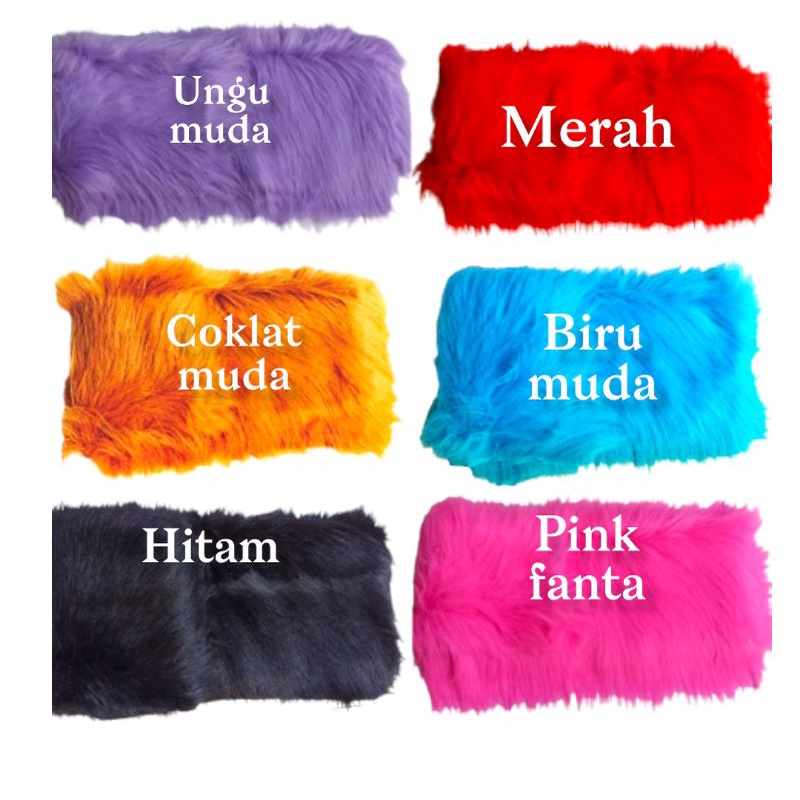 Terbaru Karpet Bulu Korea Meteran 100X150 (Custom Ukuran)