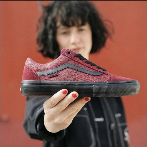 VANS OLD SKOOL SKATE PRO X BREANA GEERING PORT BLACK ORIGINAl 100%