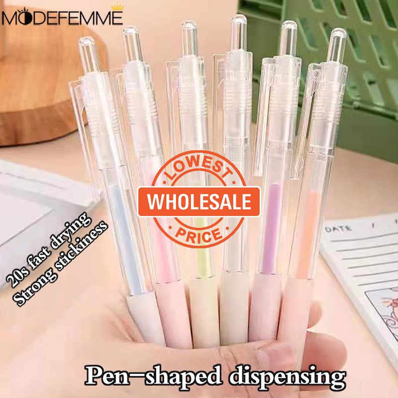 [Harga Grosir] Warna Acak Sekolah Kantor Supply Perekat Lem DIY Scrapbooking Handmade Glue Stick Alat Tulis Siswa Perlengkapan Sekolah Cepat Kering Glue Pen Dispensing Pen