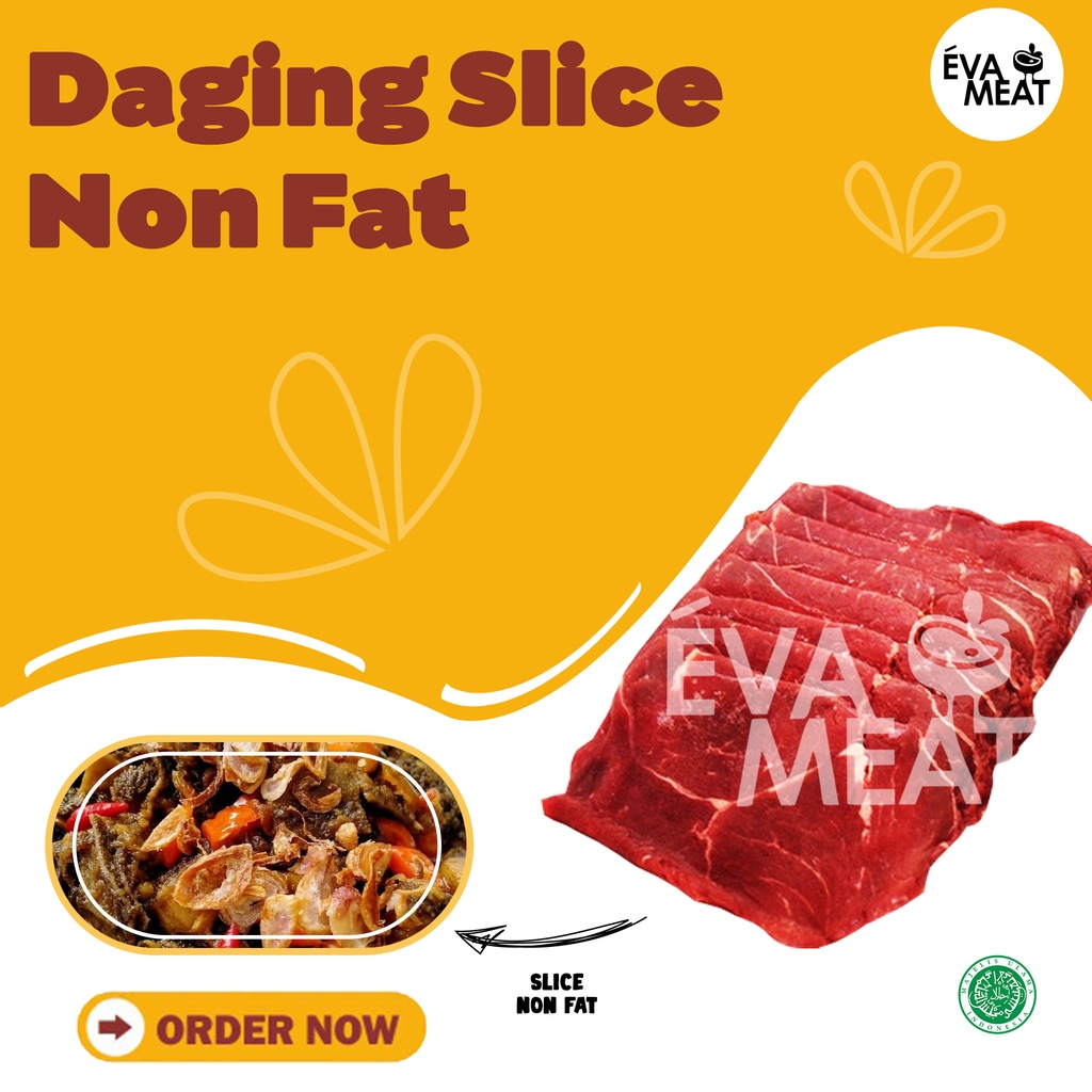 

Daging slice tanpa lemak 500 gr / shabu shabu / daging sapi slice / daging teriyaki / daging tipis