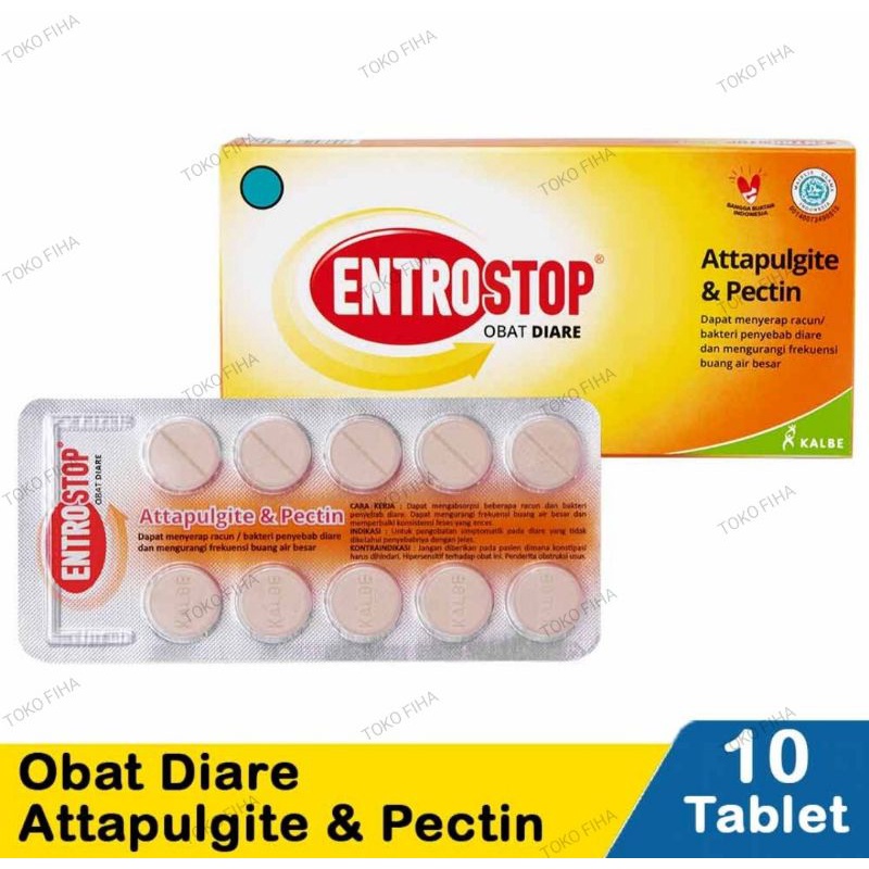 ENTROSTOP Obat Diare - 1 strip/blister