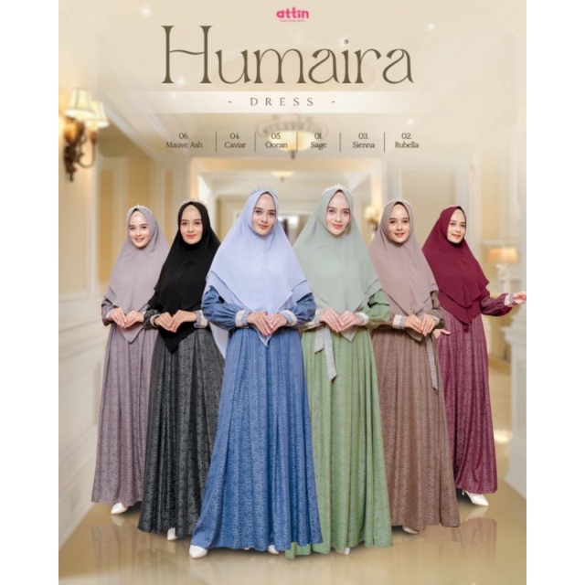 Gamis Humaira Dress By Attin Gamis Dan Khimar Di Jual Terpisah