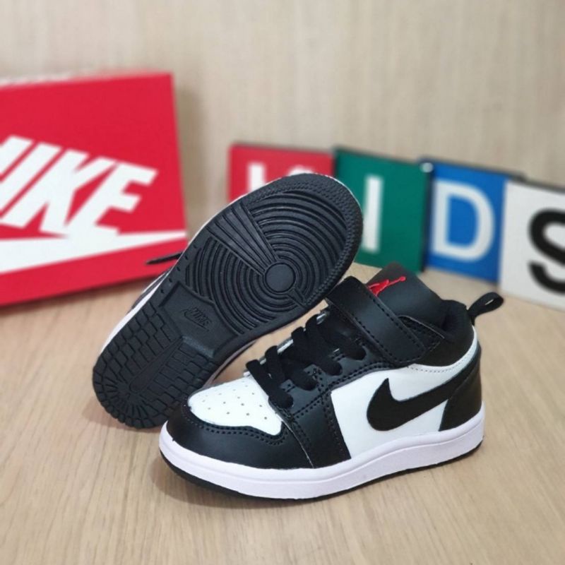 COD Sepatu Sneaker Casual Anak Laki Laki Perempuan Nike Jordan Import Umur 1 - 12 Tahun