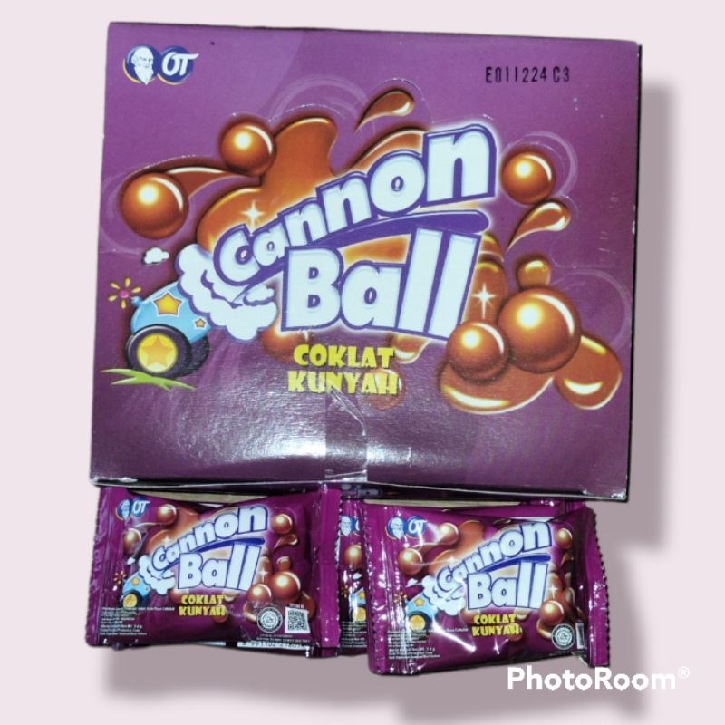 

CANNON BALL COKLAT KUNYAH 1 BOX ISI 24 PCS