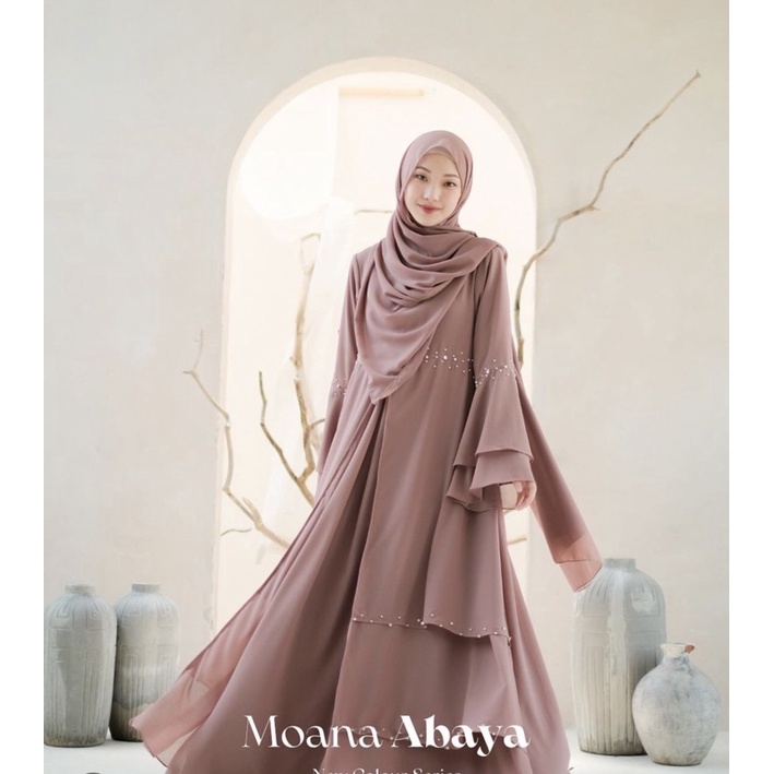 MOANA ABAYA SET PASHMINA BY KAZAMI STORE