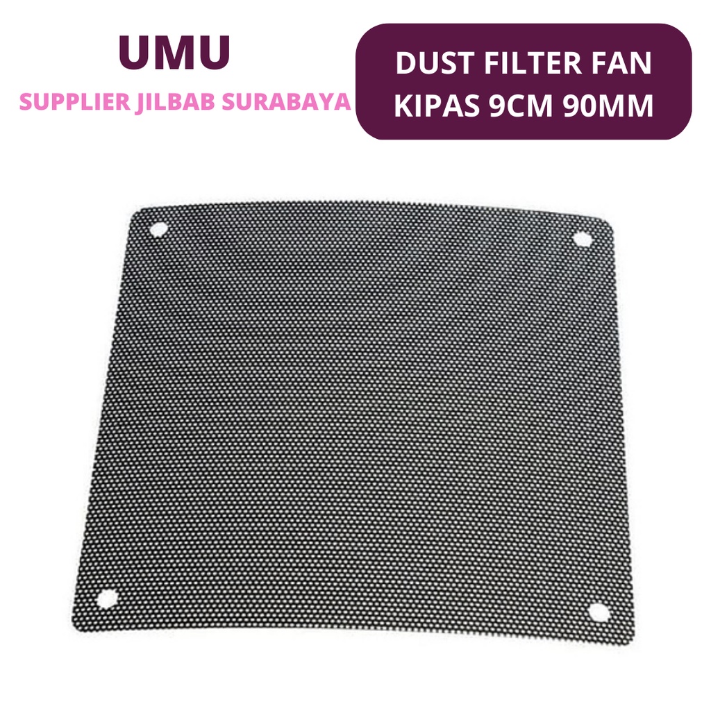 (UMU SUPPLIER) Pc Fan Dust Filter Debu Kipas 9cm 90mm Casing Komputer Desktop Case