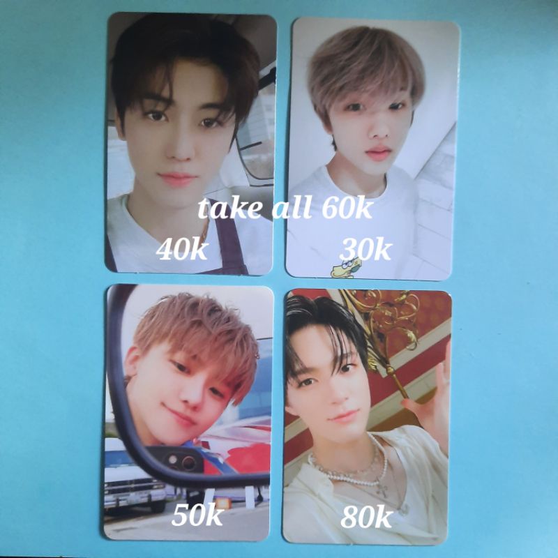 Photocard Pc Official NCT Dream cafe Jeno ar hot summer lilin Jisung Jaemin spion digi beatbox