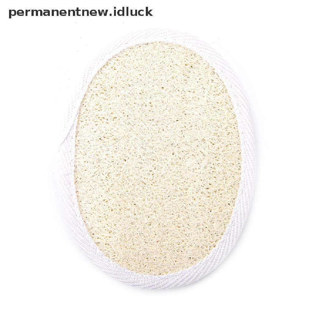 [luckypermanentnew] 1spon Loofah Luffa Alami Wajah Tubuh Mandi Shower Spa Exfoliator Scrubber Pad [ID]