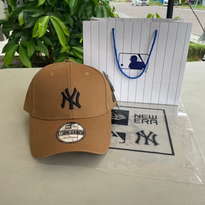 Topi New Era Mlb Mini Logo Original Brown