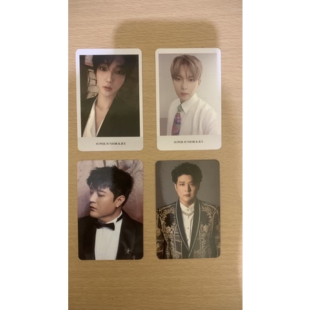 Super Junior Official Photocard Yesung, Ryeowook, Shindong