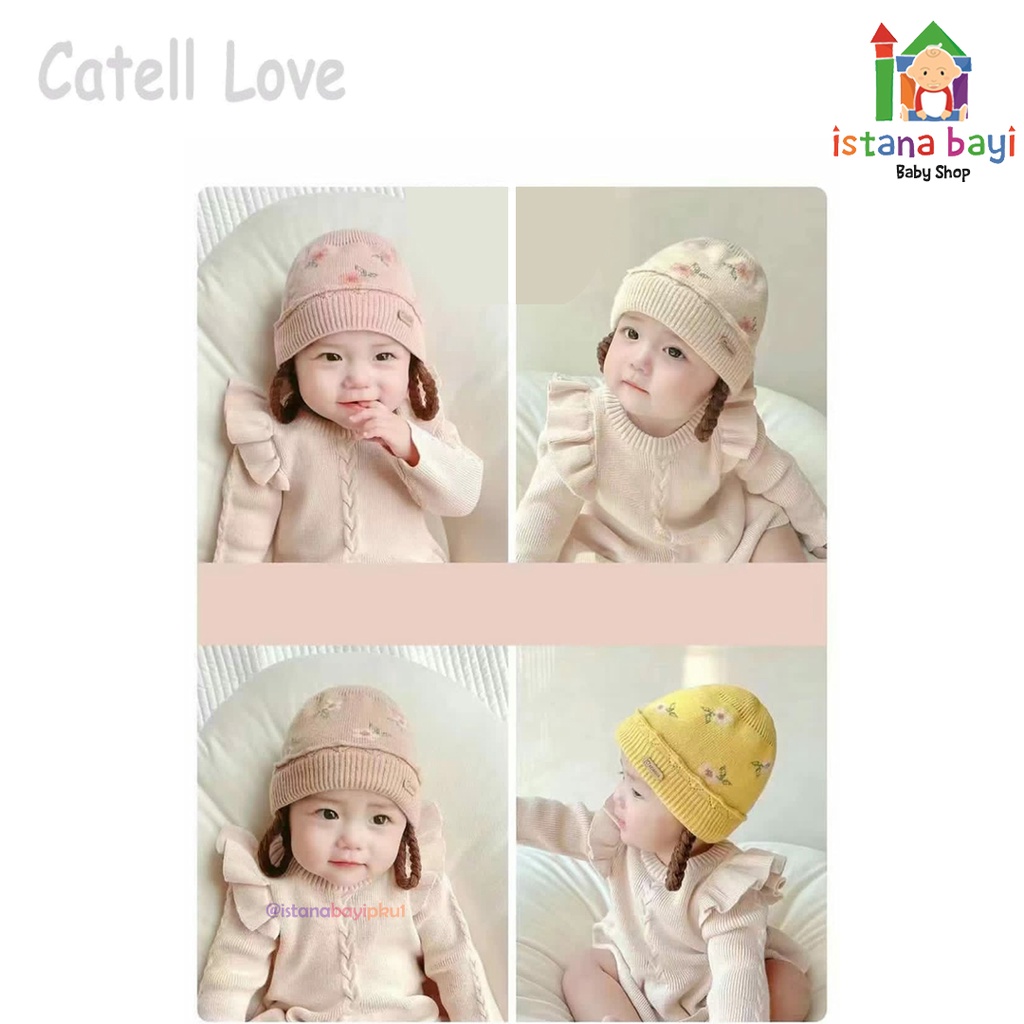 Catellove Kupluk Bayi / Kupluk bayi/ Kupluk Anak - topi anak