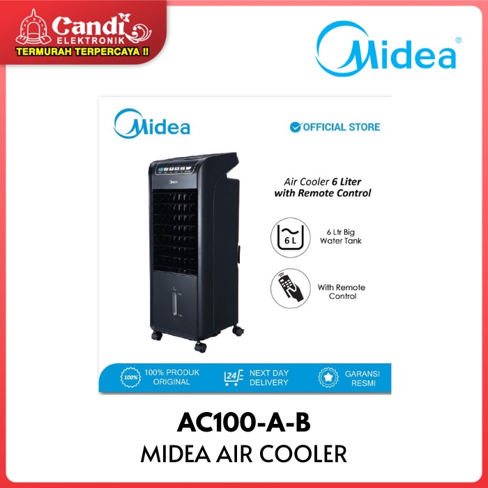 MIDEA AIR COOLER 6 LITER  3 FAN SPEED AC100-A-B