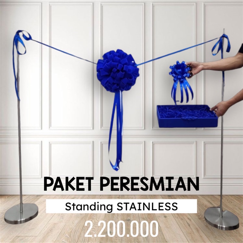 PAKET PERESMIAN Standing STAINLESS