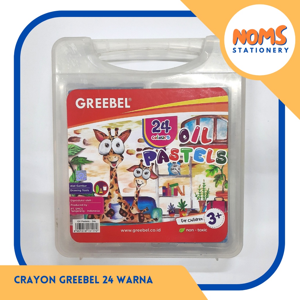 

Crayon Greebel Oil Pastels 24 warna
